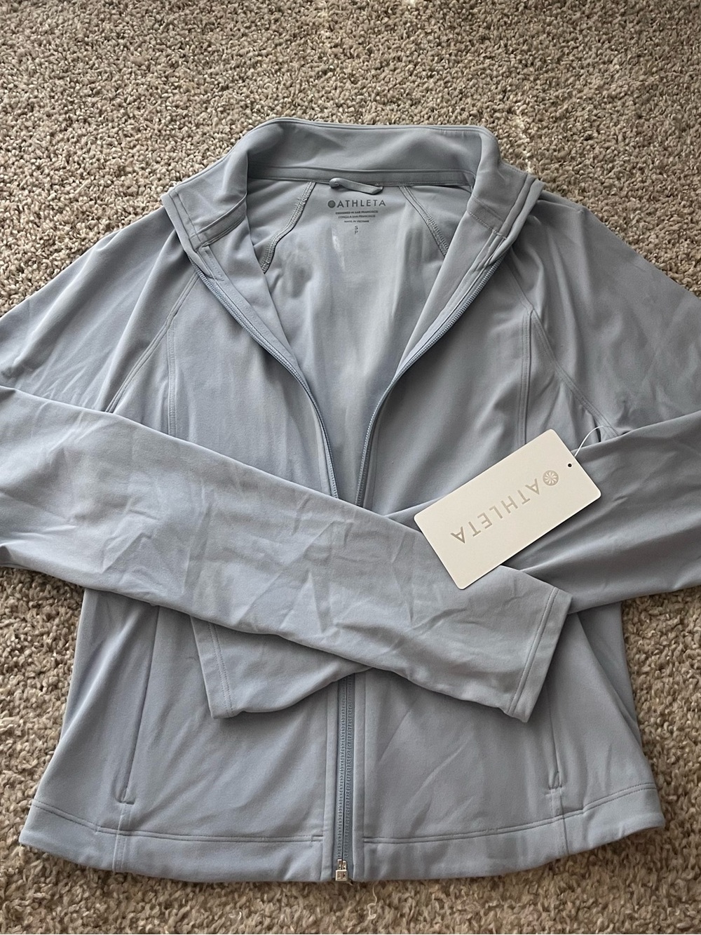 nwt athleta salutation crop jacket